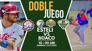 🔴#pomares2025 ESTELI VS  PRODUCTORES DE BOACO DOBLE JUEGO - ⚾ EN VIVO🎥