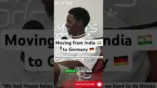 Moving from India 🇮🇳 to Germany 🇩🇪 #podcast #shorts #india #germany