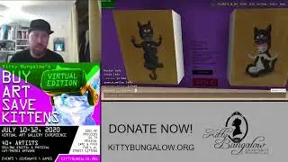 2020 Kitty Bungalow Charity Cat Art Show - Metaverse Art Exhibition by Coldie