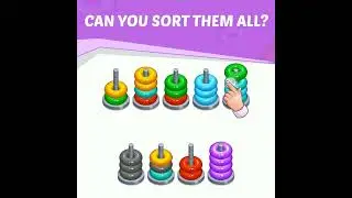 Hoop Stack - Color Sort Puzzle - Android Puzzle Game