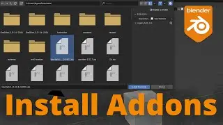 Blender - Install Addons