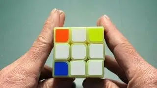 #Danmark #Intermediate 1 #To Cross #3&times;3  #Rubik&rsquo;s Cube with numbers