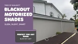 Total Privacy in Seconds! Motorized Shades in Dana Point