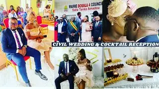 HOW WE MET || CAMEROONIAN CIVIL WEDDING 2021 || LIT COCKTAIL RECEPTION || Vanessa & Napoleon 2021