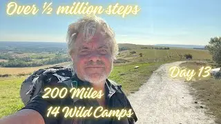 South Downs Way. Walking and Wild Camping. There and Back. Westbound Day 13