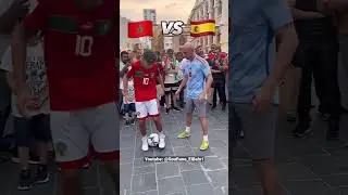 Soufiane ElBahri: Morocco 🇲🇦 vs Spain 🇪🇸 Freestyle ⚽