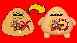 Pou 3D Comidas COMPARA&Ccedil;&Atilde;O | Pou Vlogs