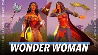 LEAKED &ldquo;WONDER WOMAN&rdquo; SKIN GAMEPLAY!!! (With Armoured Style) - Fortnite Battle Royale