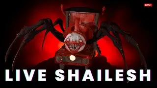 Choo Choo Charles Monster Train with Live Shailesh #shortslive #horrorgaming