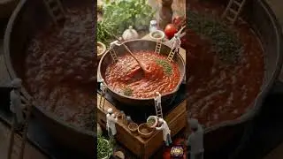 Tiny People Make Pasta 🍝 | AI Mini ASMR #asmr #cooking #art #pasta #food #animation #kitchen #shorts