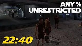 Star Wars: KotOR Any% (Unrestricted) Speedrun in 22:40