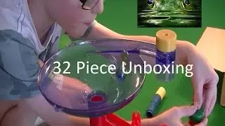 Unboxing 32 Piece - Slide Maker - Marble Run