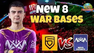 New Top 8 Th13 War Base With Link |  Penta vs Nova Esports Bases | Clash Of Clans