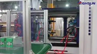 Highsun In Mold Labeling turnkey solutions, 2L of food packing container, weight20.cycle 8s