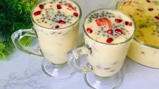 Special Drink For Iftar | Easy Custard Drink Recipe | Refreshing Custard Drink