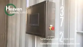 Human cremation furnace 100% installation