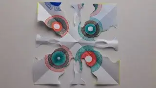Paper Cutting Design | How to Cut Paper like a pro Beautiful Shape 