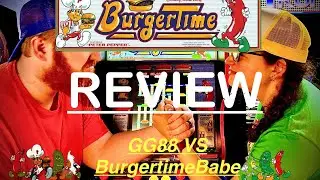 Review of the Arcade1up Burgertime cab as well as a VS match between GG88 and BurgertimeBabe!