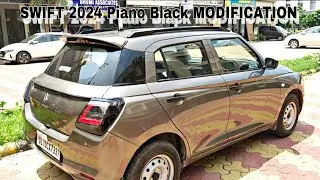 Swift 2024 All Modified Accessories ‼️ Piano Black Kit 🔻 Easy Installation video