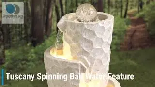 Tuscany Spinning Ball Garden Water Feature