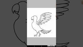 рисую Голубчика из рио
