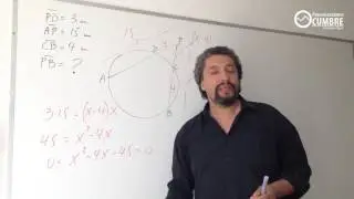 Ejercicio Cumbre: Teorema de la secante - Prof. Alejandro Molina
