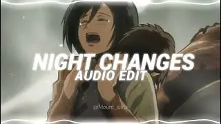 night changes - one direction [ edit audio ]