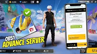🔴Free Fire OB51 Advance Server Live 😍 | #freefire #freefirelive