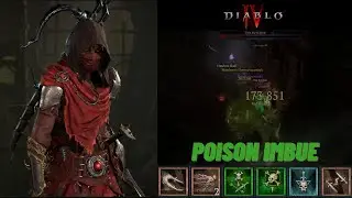 Diablo 4 - Poison Imbue tier 50 clear lvl 89 feat: The Butcher