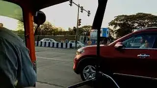 Embracing the chaos and beauty of Pune's cityscape, as seen from an auto's perspective#PuneCityscape
