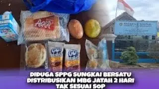 SPPG Sungkai Bersatu Lampung Utara Menuai Protes, Diduga Bagikan MBG Tak Sesuai Standard