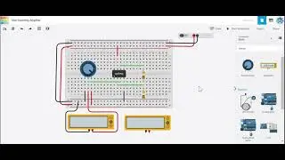 Non Inverting Amplifier | Tinkercad