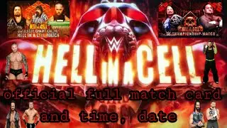 WWE Hell in a Cell 2018 Official Full Match Card in