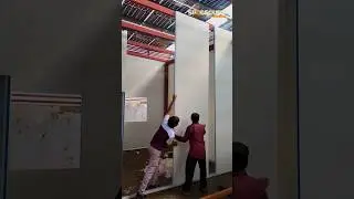 Installation of PUF Panels on Hospital Building