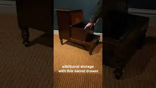 Antique Early Victorian Mahogany Library Steps #antique #antiquefurniture #antiqueshopping