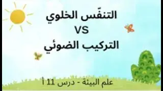 علم البيئة (درس 11) - التنفس الخلوي VS التركيب الضوئي