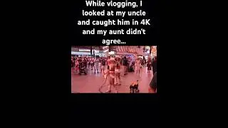 Caught my uncle in 4k 😂 subscribe for more content like this! #vlog #lasvegas #funny #freemont