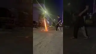 The crew testing crackers #viralshorts #viralvideo #fire #diwalicelebration #fireworks #fire