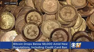 Bitcoin Plunges Below $8,000 As Credit Cards Ban Purchases