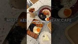 Most aesthetic Korean Cafe in Singapore🇰🇷🇸🇬
