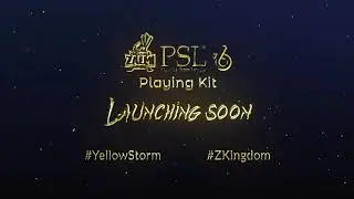 Yellow Storm Playing Kit for PSL 6 Teaser | Stay Tuned