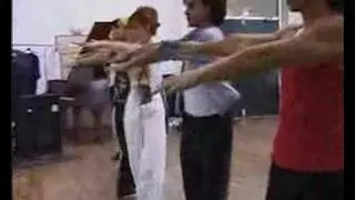 Mylène Farmer à l'entraînement