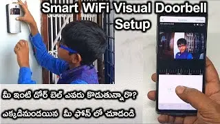 Smart Wireless WiFi Visual Doorbell 720P PIR Video Phone Security Camera : in Telugu ~ Tech-Logic