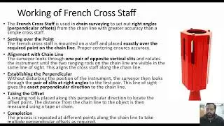 Cross Staff in Surveying | Open, French & Adjustable Cross Staff Explained