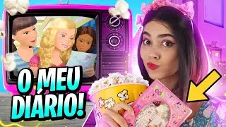 O DIÁRIO DA BARBIE: O DIA QUE MOSTREI MEU DIÁRIO! 📓😱  | Já Pega a Pipoca - Ep. #08