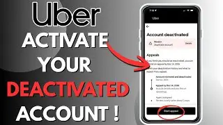 How To Activate Your Uber Deactivated Account (2026 Full Guide)