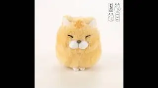 ตุ๊กตา พวงกุญแจ อมูส แมว อ้วนกลม Torakichi 🌸 AMUSE - Hige Manjyu Maekake Cat Keychain