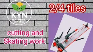 2 /4 tiles cutting and Skating work live 👌