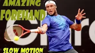 juan monaco &diams; amazing forehand in slow motion