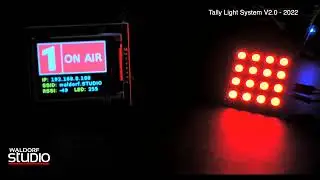 Prototyp Tally Light System for vMix v2.0 - 2022 WALDORF-STUDIO